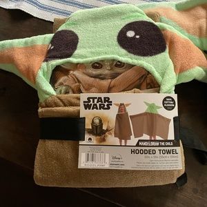 I have two baby yoda kids towel